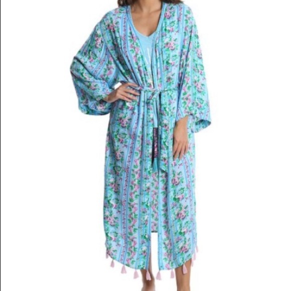 Macbeth collection allisandra floral tassel robe S - Picture 1 of 13